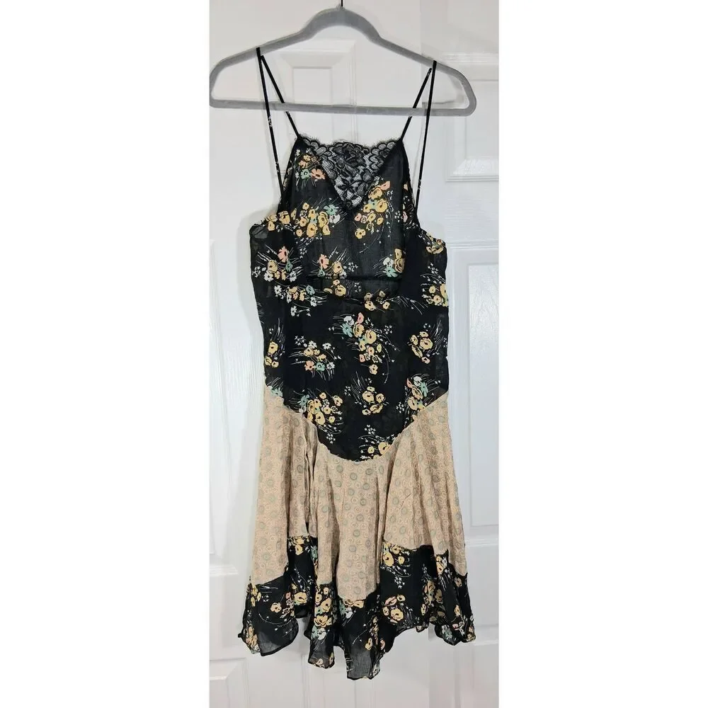 Free People intimately womens small sleep wear dress whimsigoth boho